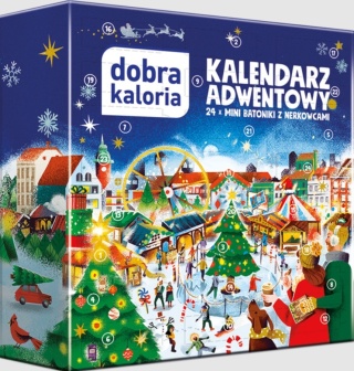 DOBRA KALORIA KALENDARZ ADWENTOWY 2025 24 MINI BATONIKI NERKOWE ŚWIĘTA 2025