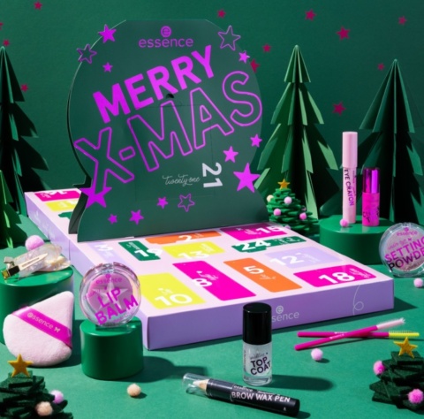ESSENCE LITTLE X-MAS WONDER KALENDARZ ADWENTOWY 2025 24 KOSMETYKI ŚWIĘTA
