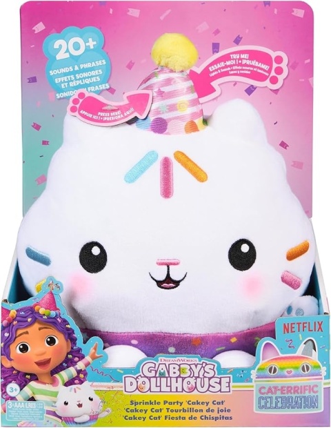 Gabby Dollhouse - interaktywny pluszak P'tichou 25 Cm - Kot Pluszowy
