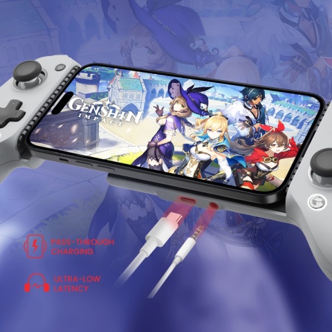 Gamepad kontroler do gier GameSir G8 Galileo USB-C z uchwytem na telefon