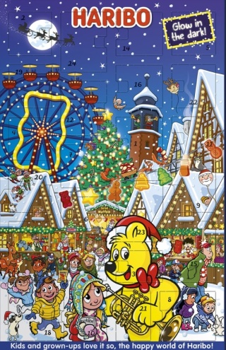 HARIBO KALENDARZ ADWENTOWY 2025 ŚWIĘTA 24 DNI, ŻELKI I MIŚ MISIE SŁODYCZE