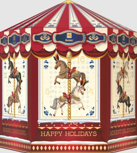 HISKIN ZESTAW KALENDARZ ADWENTOWY 2025 ŚWIECE DYFUZOR ZAPACHOWY 24 ELEMENTY