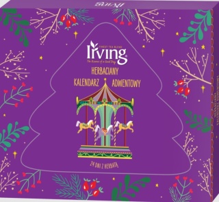 IRVING KALENDARZ ADWENTOWY 2025 – 24 HERBATY NA KAŻDY DZIEŃ ŚWIĘTA 2025