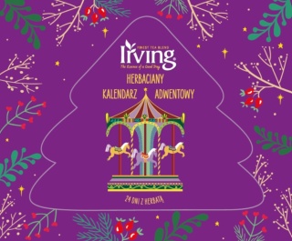 IRVING KALENDARZ ADWENTOWY 2025 – 24 HERBATY NA KAŻDY DZIEŃ ŚWIĘTA 2025
