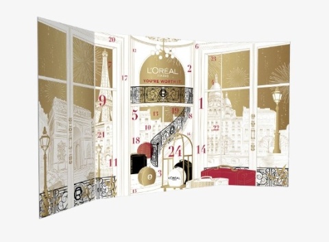 L’ORÉAL PARIS KALENDARZ ADWENTOWY 2025 24 PIĘKNE KOSMETYKI SZAMPON MAKIJAŻ