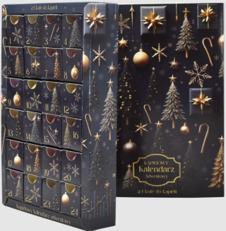 MANUFAKTURA PIĘKNA KALENDARZ ADWENTOWY 2025 24 KULE DO KĄPIELI (24×50 g)