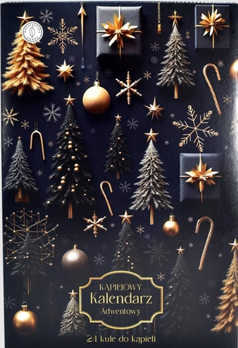 MANUFAKTURA PIĘKNA KALENDARZ ADWENTOWY 2025 24 KULE DO KĄPIELI (24×50 g)