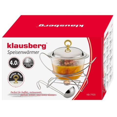 PODGRZEWACZ ŻAROODPORNY WAZA 4L KLAUSBERG KB-7920