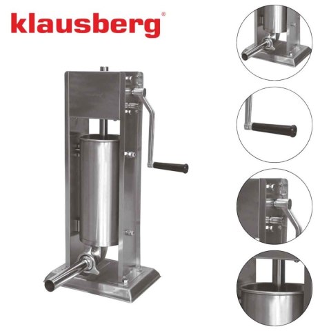 PROFESJONALNA NADZIEWARKA DO KIEŁBASY 5kg KLAUSBERG KB-7930